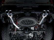 Load image into Gallery viewer, AWE Tuning 4th Gen GM 1500 6.2L 0FG Catback Split Rear Exit (w/ Bumper Cutouts) - Quad Chrome Tips Catback AWE Tuning   
