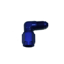 Load image into Gallery viewer, Nitrous Express 3AN Male x 90 -3 Female Swivel - Blue Fittings Nitrous Express
