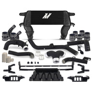 Mishimoto 21+ Ford Bronco 2.7L High Mount INT Kit BK Pipes BK Core | MMINT-BR27-21HKBKBK