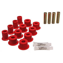 Load image into Gallery viewer, Energy Suspension 95-97 Toyota Tacoma / 89 4Runner / 89-95 Pick Up Red Rear Leaf Spring Shackle Bush Bushing Kits Energy Suspension
