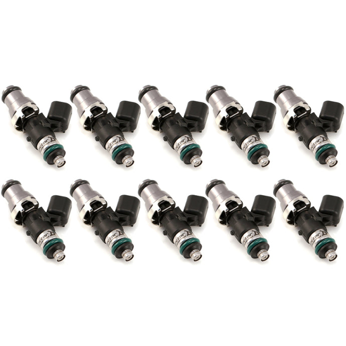 Injector Dynamics 2600-XDS Injectors - 48mm Length - 14mm Top - 14mm Lower O-Ring (Set of 10) Fuel Injector Sets - 10Cyl Injector Dynamics   