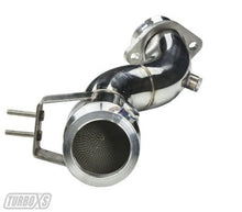 Load image into Gallery viewer, Turbo XS 2015+ Ford Mustang Ecoboost Downpipe w/ High Flow Catalytic Converter Downpipes Turbo XS
