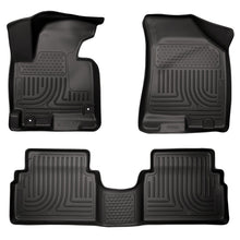 Load image into Gallery viewer, Husky Liners 11-12 Kia Sportage WeatherBeater Combo Black Floor Liners Floor Mats - Rubber Husky Liners
