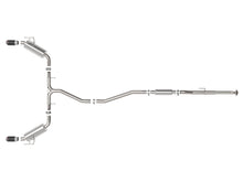 Load image into Gallery viewer, aFe Takeda 2.5in 304 SS Cat-Back Exhaust System w/CF Tips 2022+ Honda Civic L4-1.5L (t) Catback aFe
