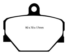 Load image into Gallery viewer, EBC 08+ Smart Fortwo 1.0 Redstuff Front Brake Pads Brake Pads - Performance EBC   

