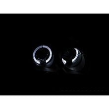 Load image into Gallery viewer, ANZO 1996-1998 Honda Civic Projector Headlights w/ Halo Black Headlights ANZO
