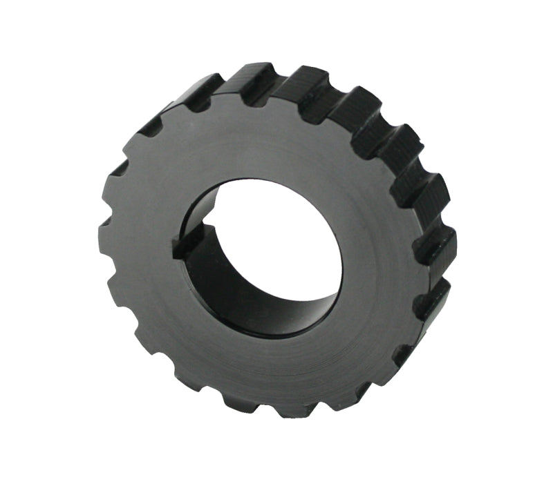 Moroso Crankshaft Pulley - Gilmer Style - 3/8in Pitch x 1/2in Wide - 18 Tooth Pulleys - Crank, Underdrive Moroso