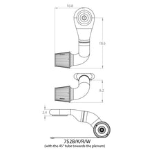 Load image into Gallery viewer, Spectre Plenum Kit Low w/Driver Side 45/90 Degree Tube Intake Manifold Plenum Spectre
