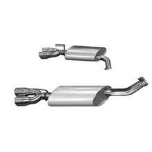 Load image into Gallery viewer, Kooks 14 Chevy SS LS3 6.2L OEM 3in Axleback Exhaust. w/and Quad 3in Slash Cut Pol Tips Axle Back Kooks Headers
