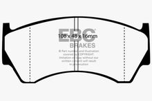 Load image into Gallery viewer, EBC 95-97 Nissan Sentra 1.6 Ultimax2 Front Brake Pads Brake Pads - OE EBC   
