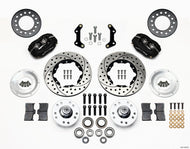 Wilwood Forged Dynalite Front Kit 11.00in Drilled 73-80 CDP A B E & F Body Big Brake Kits Wilwood