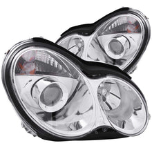Load image into Gallery viewer, ANZO 2001-2007 Mercedes Benz C Class W203 Projector Headlights Chrome Headlights ANZO
