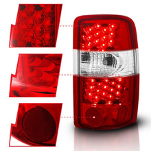 Load image into Gallery viewer, ANZO 2000-2006 Chevrolet Suburban LED Taillights Red/Clear Tail Lights ANZO
