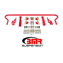 Load image into Gallery viewer, BMR 11-14 S197 Mustang Rear Hollow 25mm Adj. Sway Bar Kit w/ Bushings - Red Sway Bars BMR Suspension
