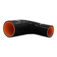 Load image into Gallery viewer, Mishimoto Silicone Reducer Coupler 90 Degree 2in to 3in - Black Silicone Couplers &amp; Hoses Mishimoto
