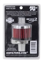 Load image into Gallery viewer, K&amp;N 0.625 inch ID 2 inch OD 1.5 inch H Clamp On Crankcase Vent Filter Air Filters - Universal Fit K&amp;N Engineering   
