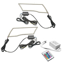 Load image into Gallery viewer, Oracle 09-18 Dodge Ram RGB+A + Switchback Quad Headlight Halo Kit w/ Simple Controller SEE WARRANTY Headlights ORACLE Lighting
