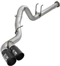 Load image into Gallery viewer, aFe Power 15-16 Ford F250/F350 6.7L Diesel Rebel XD 4in 409 SS DPF-Back Exhaust System - Black Tips DPF Back aFe
