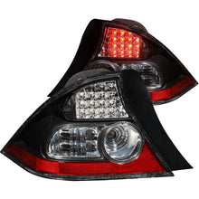 Load image into Gallery viewer, ANZO 2004-2005 Honda Civic LED Taillights Black Tail Lights ANZO
