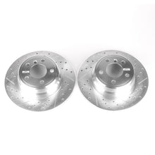 Load image into Gallery viewer, Power Stop 00-06 BMW X5 Rear Evolution Drilled &amp; Slotted Rotors - Pair Brake Rotors - Slot &amp; Drilled PowerStop
