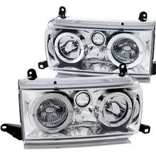 Load image into Gallery viewer, ANZO 1991-1994 Toyota Land Cruiser Crystal Headlights w/ Halo Chrome Headlights ANZO
