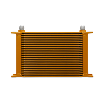 Load image into Gallery viewer, Mishimoto Universal 25-Row Oil Cooler - Gold Oil Coolers Mishimoto
