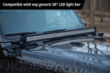 Load image into Gallery viewer, Diode Dynamics 18-21 Jeep JL Wrangler/Gladiator SS50 Hood LED Light Bar Kit - White Combo Light Bars &amp; Cubes Diode Dynamics   
