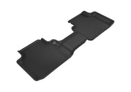 3D MAXpider 2018-2019 Volkswagen Atlas Kagu 2nd Row Floormats - Black Floor Mats - Rubber 3D MAXpider   