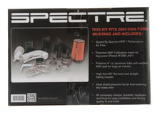 Load image into Gallery viewer, Spectre 05-09 Ford Mustang GT V8-4.6L F/I Air Intake Kit - Polished w/Red Filter Cold Air Intakes Spectre

