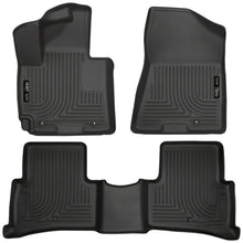 Load image into Gallery viewer, Husky Liners 2016 Hyundai Tucson WeatherBeater Combo Black Floor Liners Floor Mats - Rubber Husky Liners
