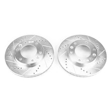 Load image into Gallery viewer, Power Stop 07-08 Hyundai Entourage Front Evolution Drilled &amp; Slotted Rotors - Pair Brake Rotors - Slot &amp; Drilled PowerStop   
