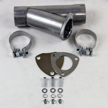 Load image into Gallery viewer, Granatelli 2.0in Aluminized Mild Steel Manual Exhaust Cutout w/Slip Fit/Band Clamp Exhaust Cutouts Granatelli Motor Sports
