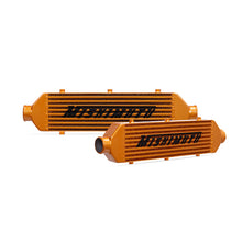 Load image into Gallery viewer, Mishimoto Universal Gold Z Line Intercooler Overall Size: 28x8x3 Core Size: 21x6x2.5 Inlet / Outlet Intercoolers Mishimoto
