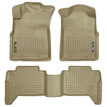 Load image into Gallery viewer, Husky Liners 05-13 Toyota Tacoma WeatherBeater Combo Tan Floor Liners Floor Mats - Rubber Husky Liners

