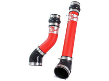 Load image into Gallery viewer, aFe Bladerunner Intercooler Tubes Hot &amp; Cold Side 3.5in 94-02 Dodge Diesel Trucks L6-5.9L (td) - Red Intercoolers aFe
