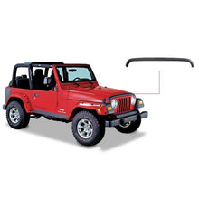 Load image into Gallery viewer, Bushwacker 98-06 Jeep TJ Trail Armor Hood Stone Guard - Black Body Armor &amp; Rock Rails Bushwacker

