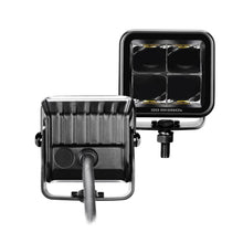 Load image into Gallery viewer, Go Rhino Xplor Blackout Series Cube LED Spot Light Kit (Surface/Threaded Stud Mnt) 2x2 - Blk (Pair) Light Bars &amp; Cubes Go Rhino   
