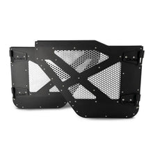 Load image into Gallery viewer, DV8 18-22 Jeep 4 Door JL/JT Aluminum Half Doors with Perforated Mesh Rear Doors DV8 Offroad
