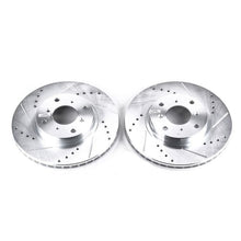 Load image into Gallery viewer, Power Stop 93-96 Honda Prelude Front Evolution Drilled &amp; Slotted Rotors - Pair Brake Rotors - Slot &amp; Drilled PowerStop   
