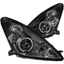 Load image into Gallery viewer, ANZO 2000-2005 Toyota Celica Projector Headlights w/ Halo Black Headlights ANZO
