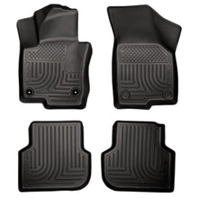 Load image into Gallery viewer, Husky Liners 2011 Volkswagen Jetta (Sedan) WeatherBeater Combo Black Floor Liners Floor Mats - Rubber Husky Liners
