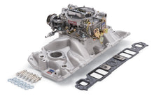Load image into Gallery viewer, Edelbrock Manifold And Carb Kit Performer Eps Small Block Chevrolet 1957-1986 Natural Finish Intake Manifolds Edelbrock
