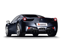 Load image into Gallery viewer, Akrapovic 10-15 Ferrari 458 Italia/458 Spyder Slip-On Line (Titanium) w/ Carbon Tips Muffler Akrapovic   
