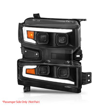 Load image into Gallery viewer, ANZO 19-22 Chevrolet Silverado 1500 LED Proj HL w/Lgt Bar SwBk Seq. Blk w/In. Light - Passenger Side Headlights ANZO
