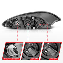 Load image into Gallery viewer, ANZO 2008-2016 International Prostar Crystal Headlights Chrome Housing Headlights ANZO
