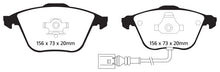 Load image into Gallery viewer, EBC 08-11 Volkswagen CC 3.6 Yellowstuff Front Brake Pads Brake Pads - Performance EBC   
