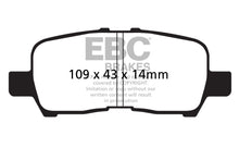Load image into Gallery viewer, EBC 05-09 Buick Allure (Canada) 3.6 Redstuff Rear Brake Pads Brake Pads - Performance EBC   
