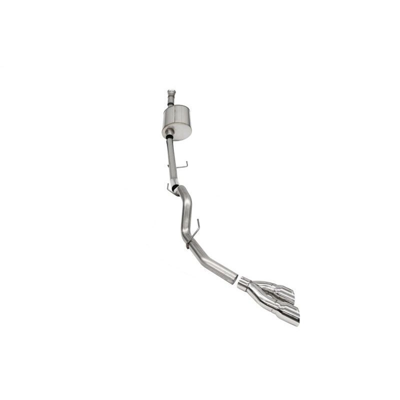 Corsa 2021-2024 Ford F-150 SuperCab/6.5in Bed 5.0L V8 Sport Cat-Back Single Side Exit-Polished Catback CORSA Performance