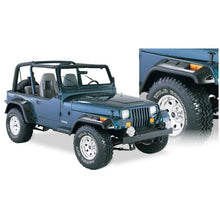 Load image into Gallery viewer, Bushwacker 87-95 Jeep Wrangler Cutout Style Flares 4pc Cutting Optional Not Renegade - Black Fender Flares Bushwacker
