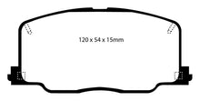 Load image into Gallery viewer, EBC 90-91 Lexus ES250 2.5 Yellowstuff Front Brake Pads Brake Pads - Performance EBC   
